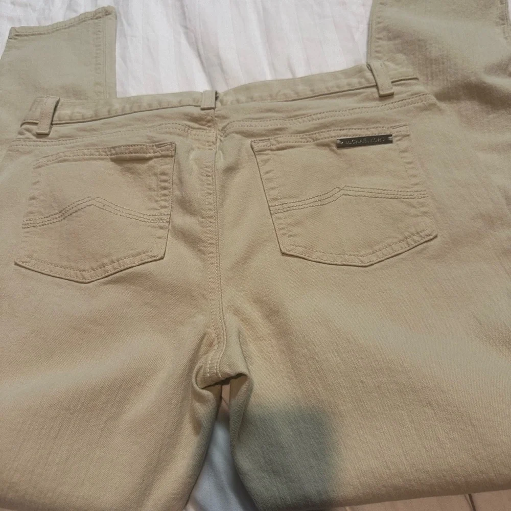 Beige Casual Pants